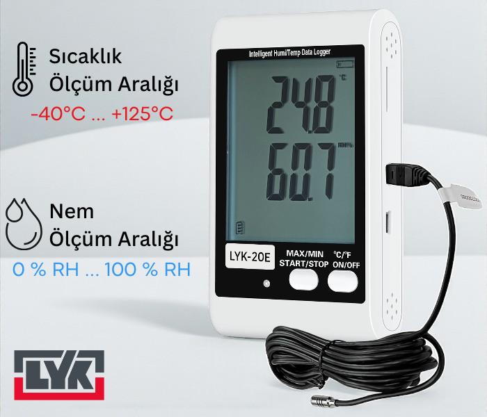 sıcaklık ve nem kayıt cihazı