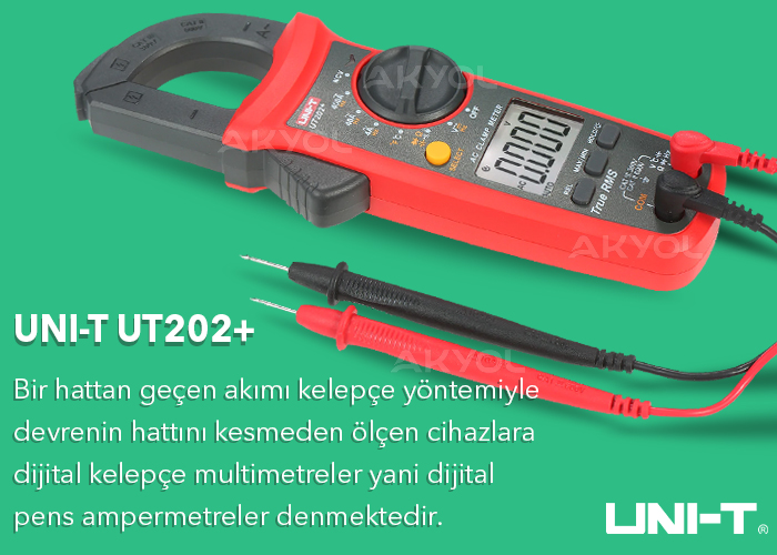 UNI-T UT202+ elektrik ölçer