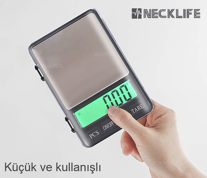 kapaklı dijital terazi