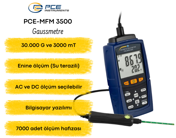 gaussmetre pce mfm3500