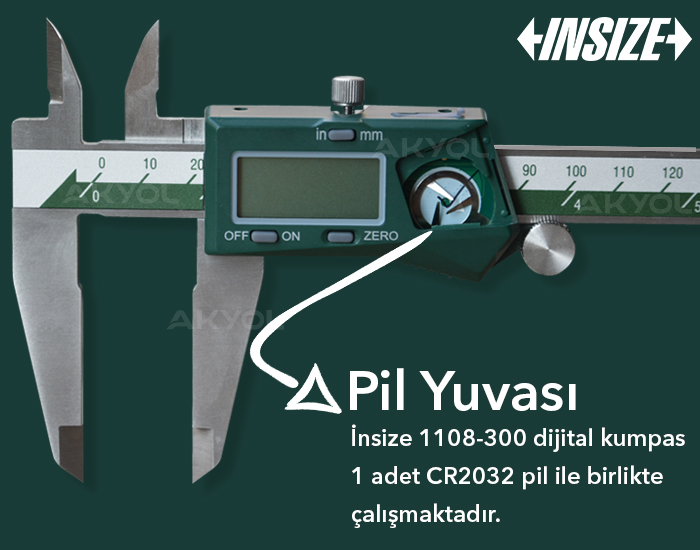 insize 1108-300 elektronik kumpas