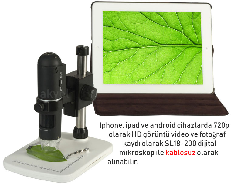 kablosuz dijital mikroskop