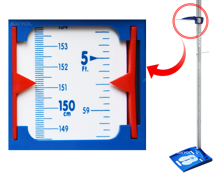 mekanik boy ölçme çubuğu