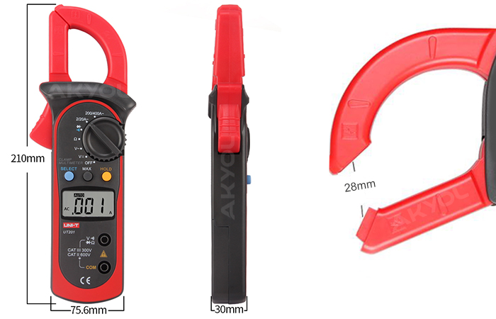 uni-t ut 201 dijital pens ampermetre