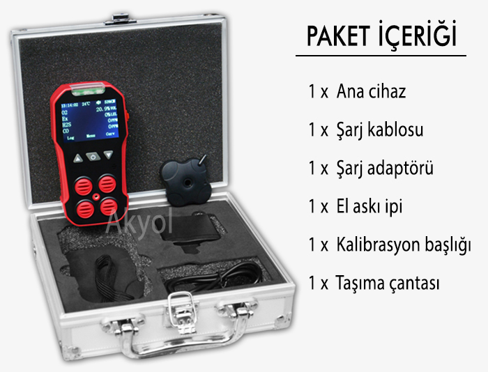 çoklu gaz test cihazı