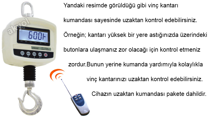 DR 600 vinç kantarı