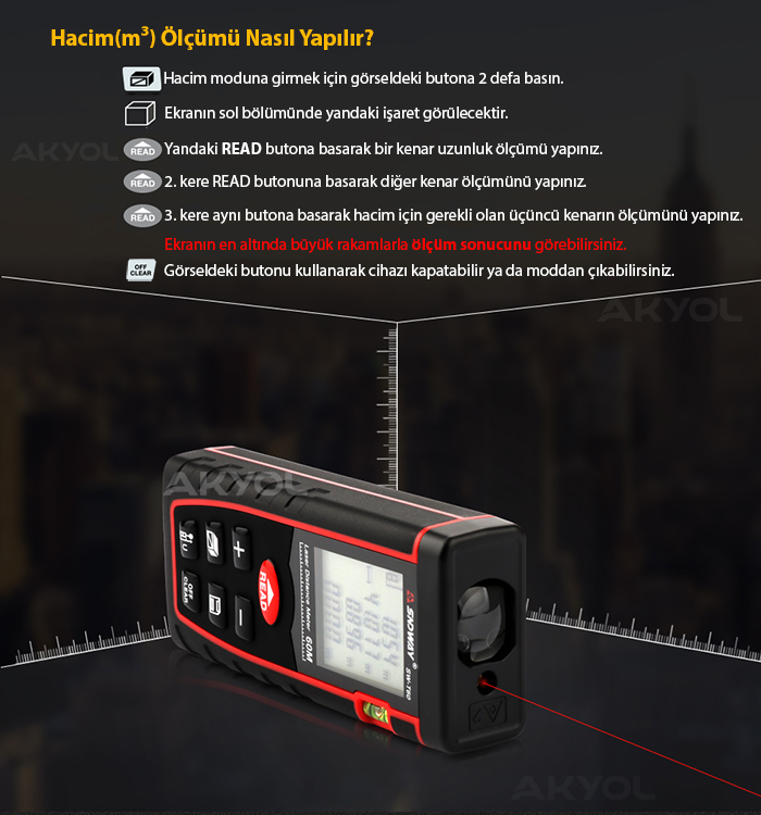 sndway sw-t60 lazermetre