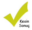 kesin sonuç