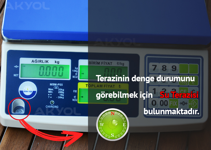 kanter p55 fiyat hesaplamalı terazi